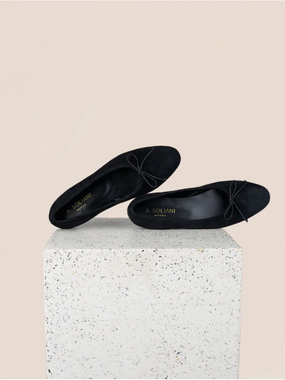 A. Soliani - Como - Black Suede - 38.5